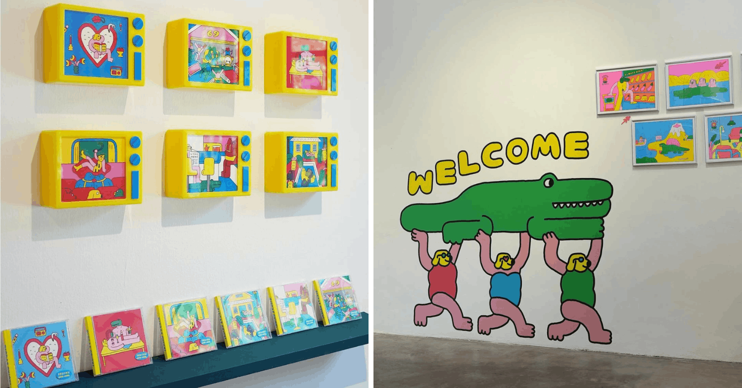 Ikuiku Love Hotel TV wall display