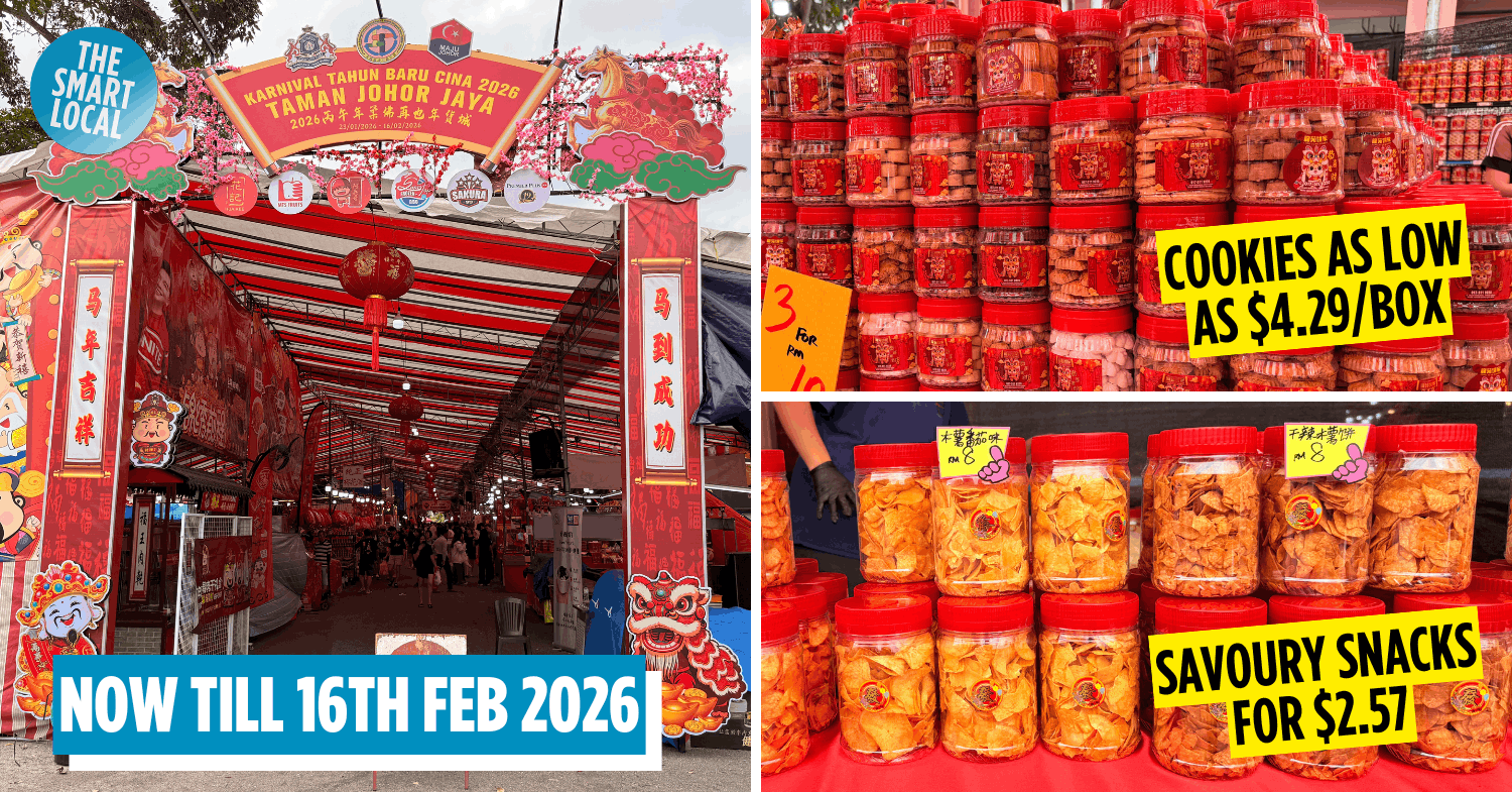 Johor Jaya CNY Bazaar 2026 - Market In JB Open Daily Till 12AM, With Affordable Pineapple Tarts & Abalone