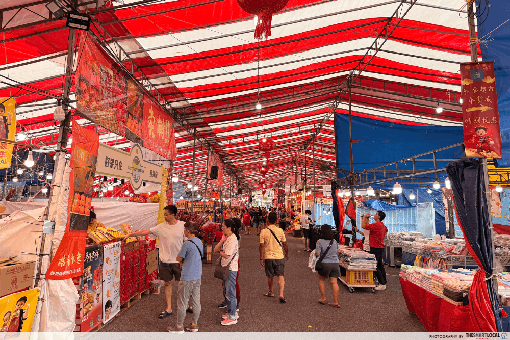 Johor Jaya CNY Bazaar 2026 - crowd