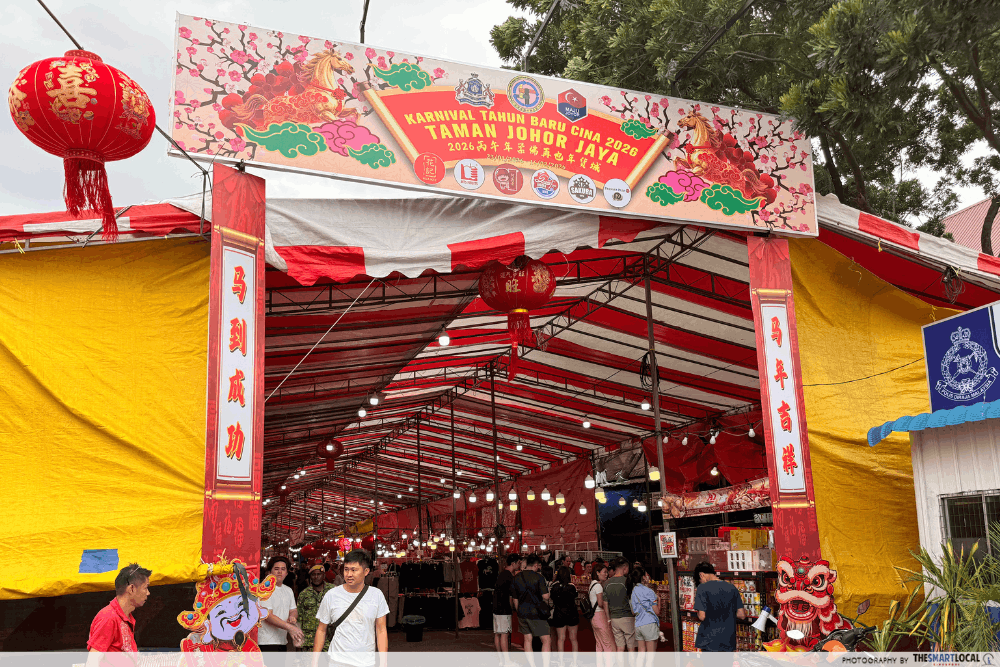 Johor Jaya CNY Bazaar 2026 - entrance