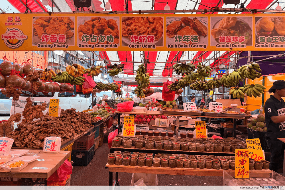 Johor Jaya CNY Bazaar 2026 - fruit stall