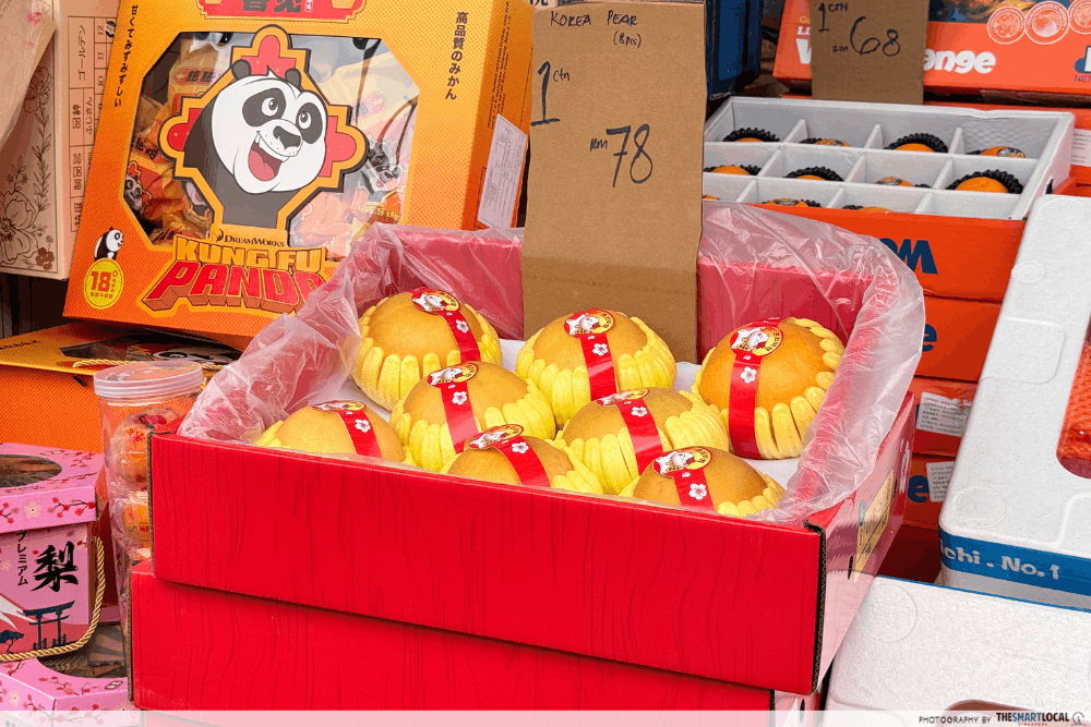 Johor Jaya CNY Bazaar 2026 - korean pears