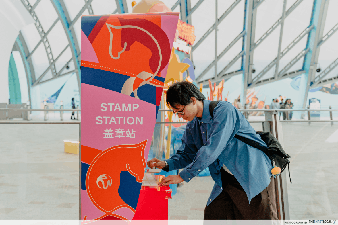 POP MART stamping booth