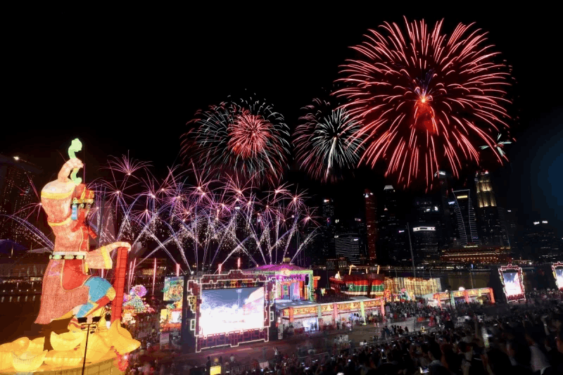 River Hongbao 2026 - Fireworks