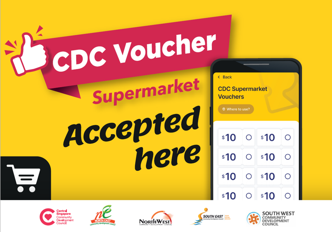 cdc voucher supermarket decal