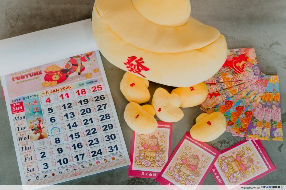chinatown point cny 2026 - calendar gold ingot angbao
