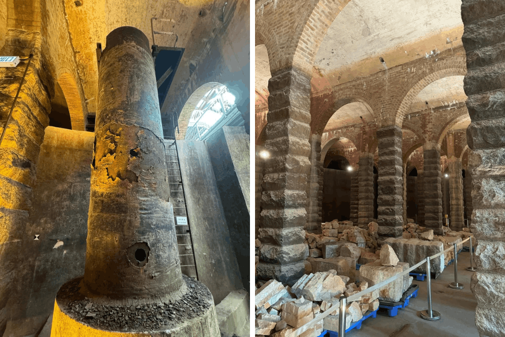 underground chambers of Ex‑Sham Shui Po Service Reservoir