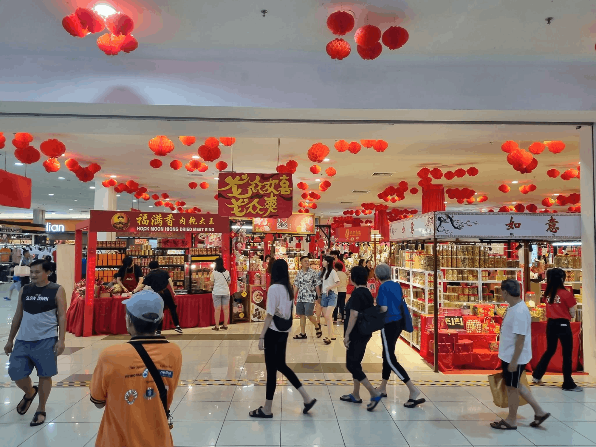 Chinese New Year Markets in JB - Sutera Mall