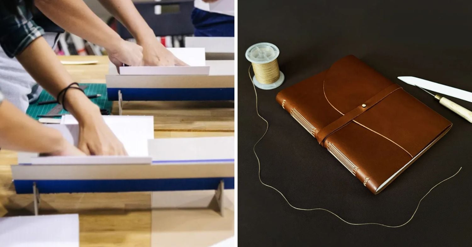 Valentine’s Day date ideas using SG Culture Pass - Bookbinding Workshops by Based Book Arts