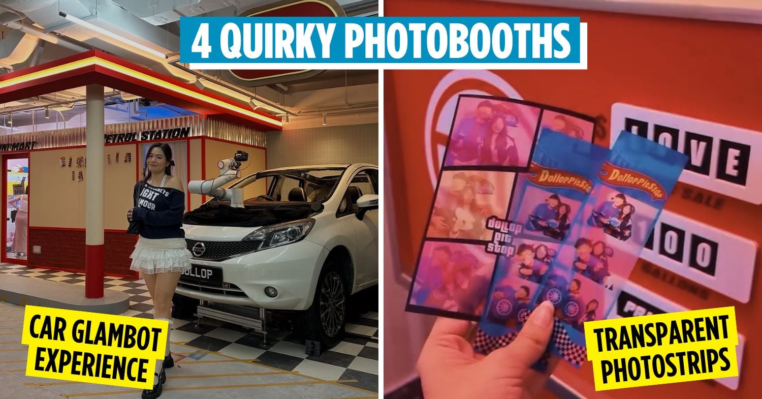 SG’s First Automobile-Themed Photobooth At *SCAPE Lets You Take Glambot Pics In A Real Car For Just $10