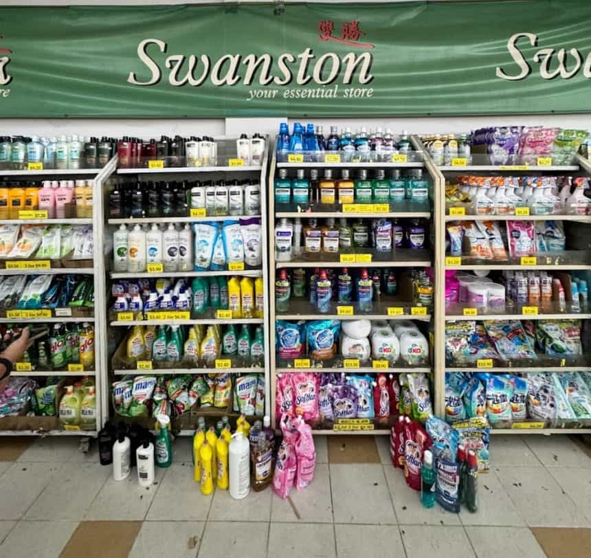 household goods sold at swanston in chinatown