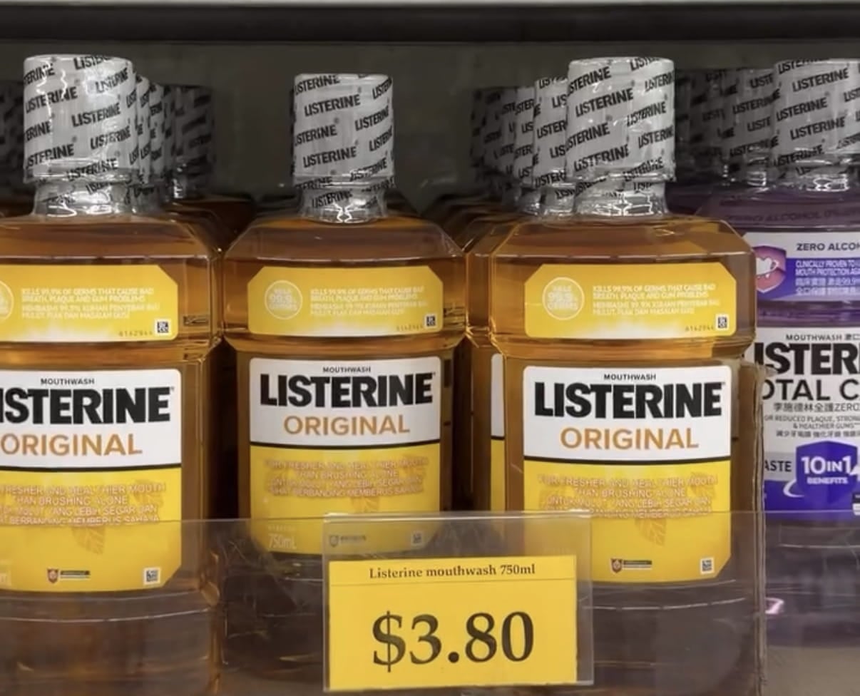 cheap listerine mouthwash at swanston in chinatown