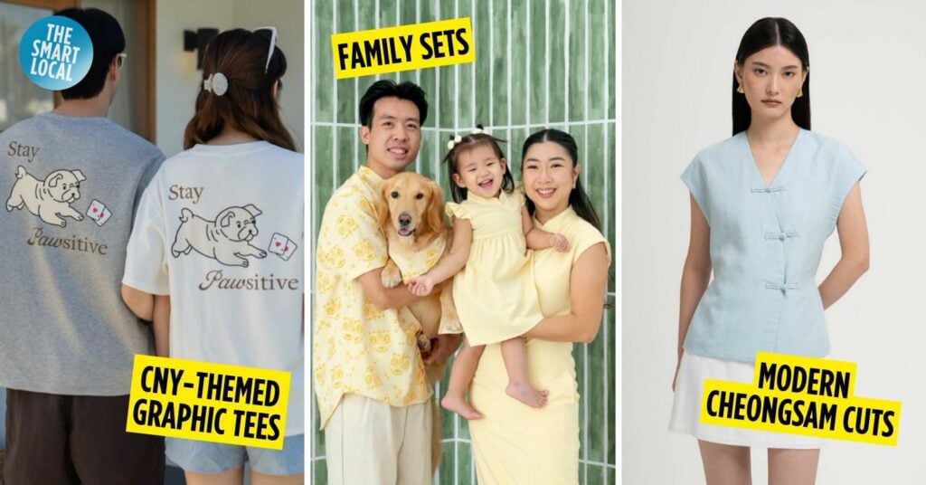 13 Online Stores In Singapore To Shop For New CNY Clothes Including Modern Qipaos & Family Sets
