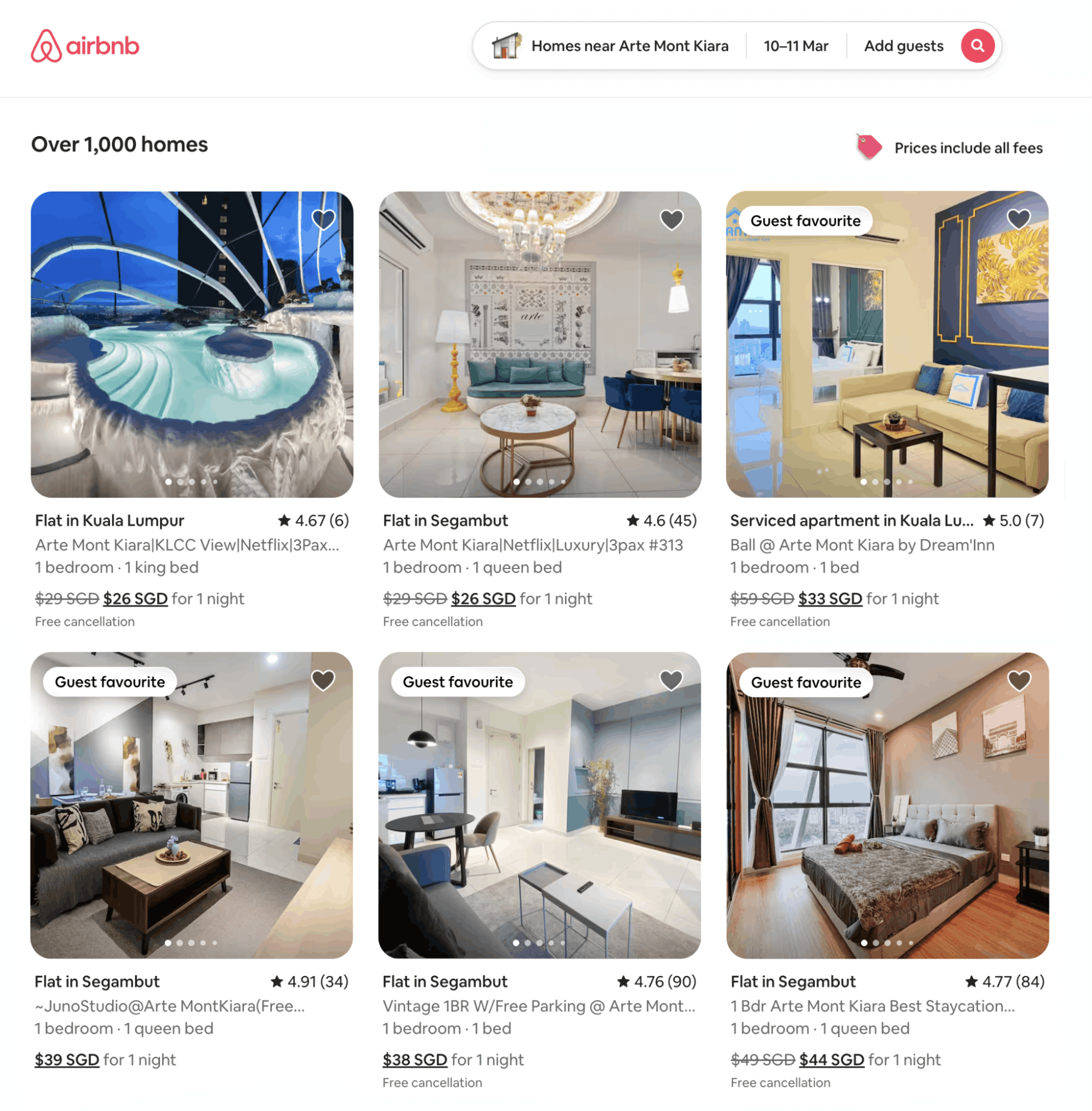 Arte Mont Kiara Airbnb