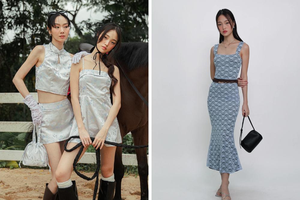 CNY clothes - the tinsel rack