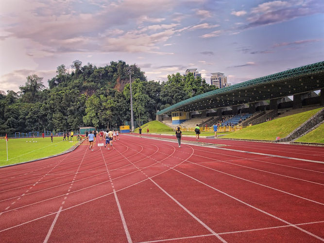Free Running Tracks in Singapore - Bukit Gombak Stadium