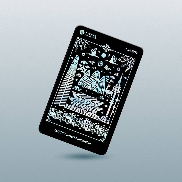 Lotte Tourist Membership Card design