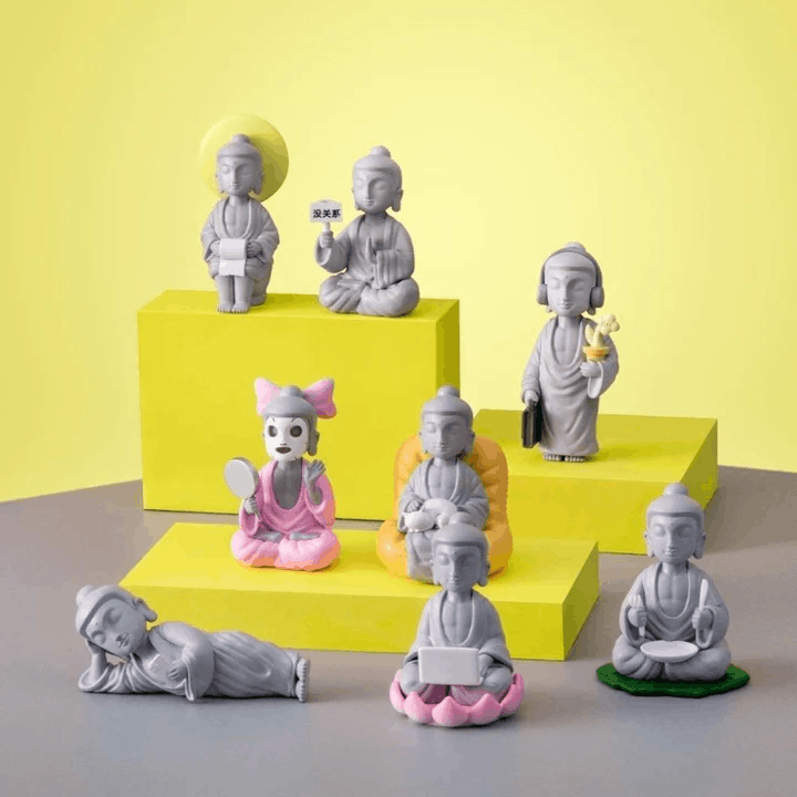 Unique blind boxes - Amitofo Fo 了 U Calm Down Series