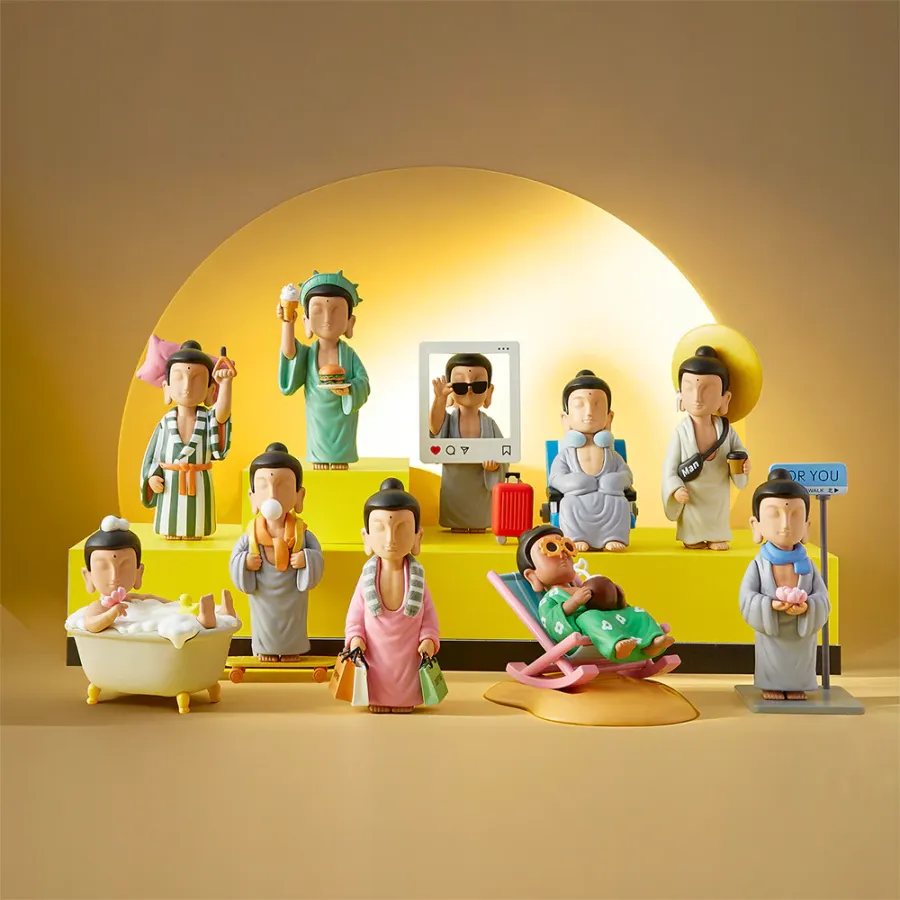 Unique blind boxes - Amitofo Fo 了 U City Walk Series