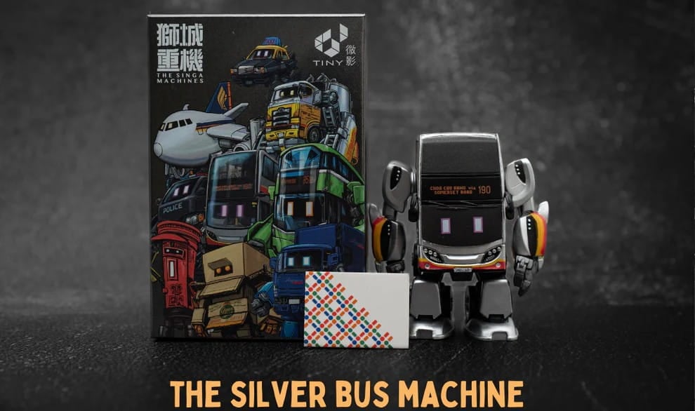 Unique blind boxes - Singa machines the silver bus machine