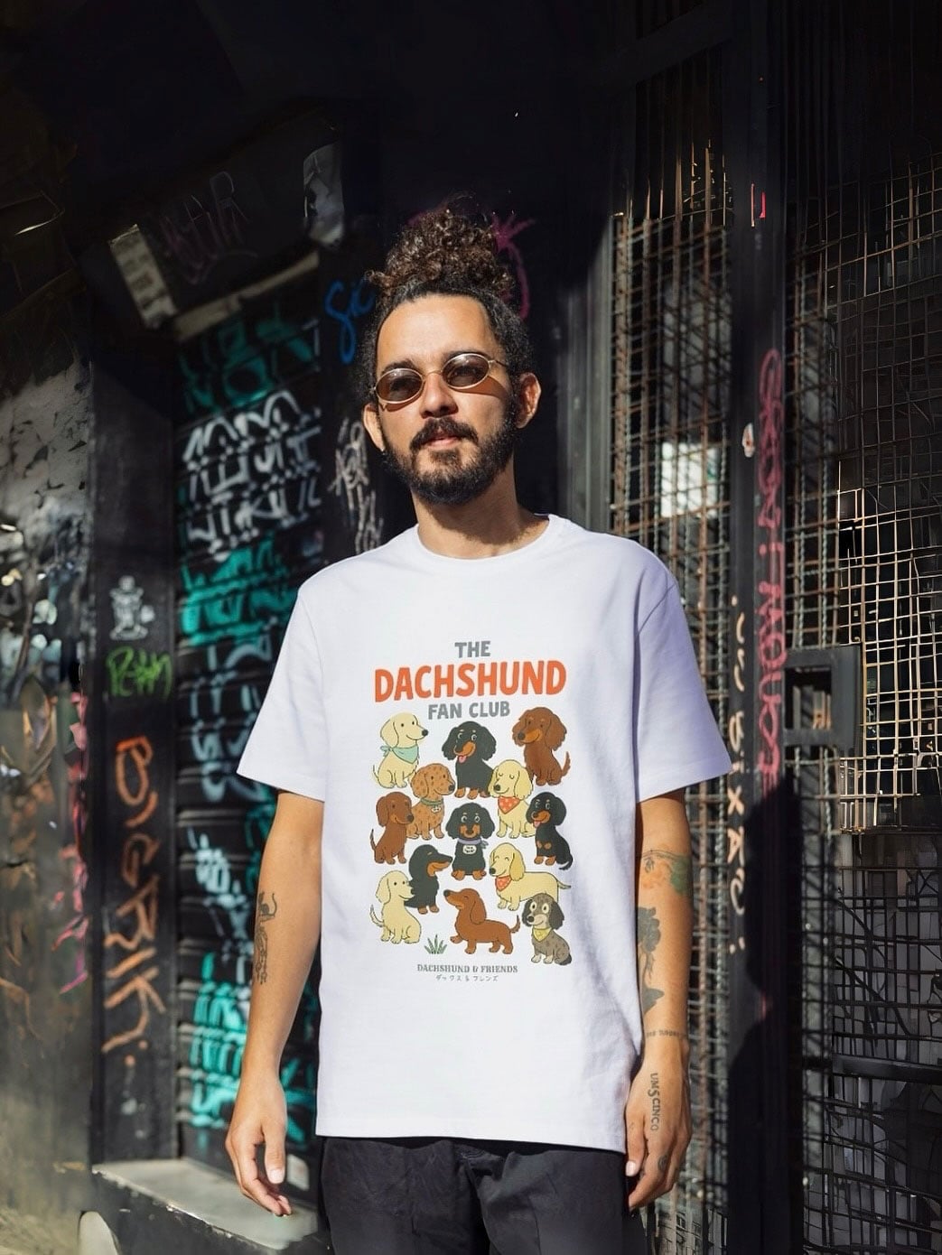 dachshund and friends t-shirt