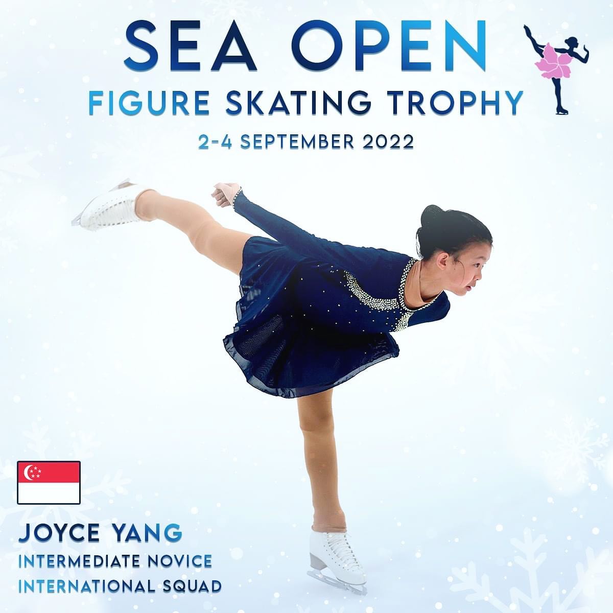 figure skater - joyce yang skating