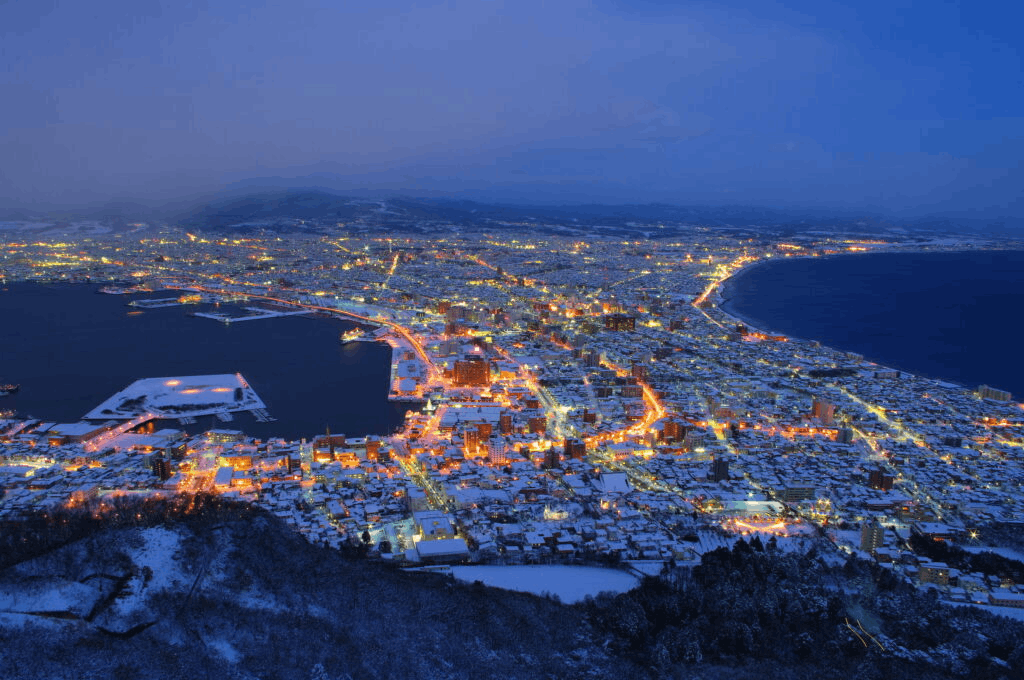 Hakodate at night