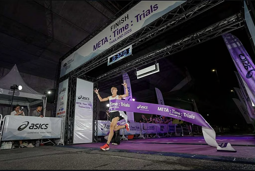 ASICS META : Time : Trials Thailand 2026 finish line