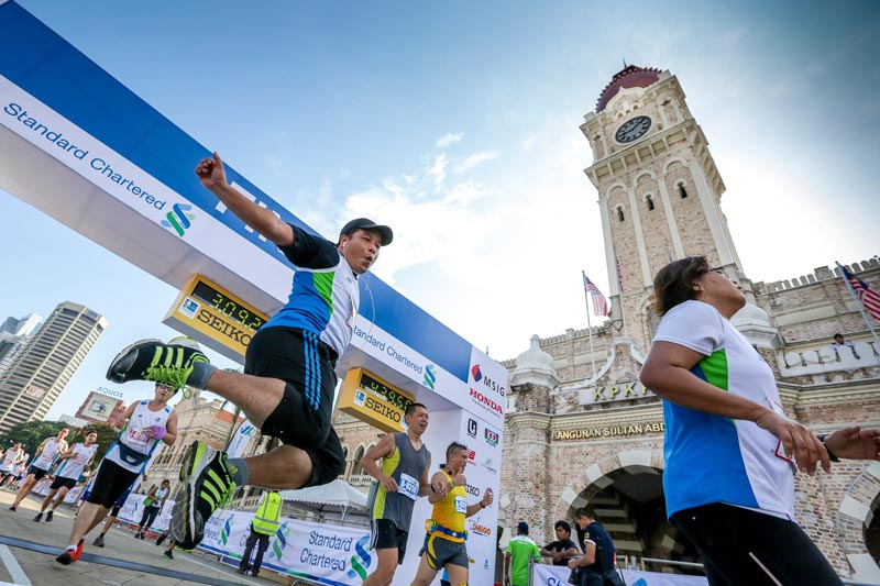 KL Marathon runners