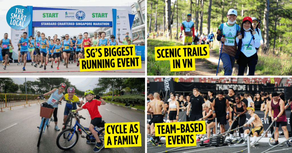Runs, marathons & sporting events in Singapore cover image