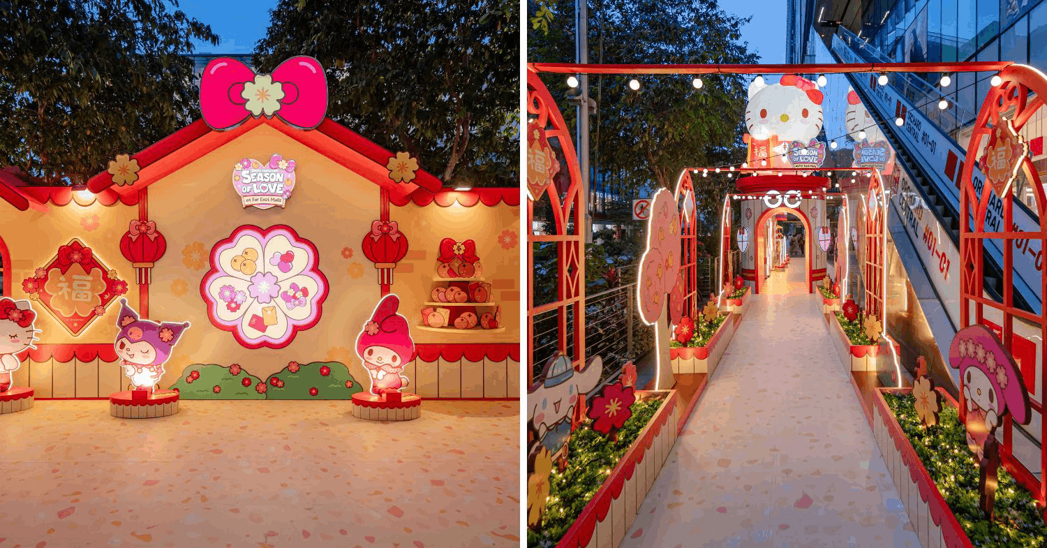Chinese New Year 2026 events in Singapore - Far East Malls “Season of Love” with Sanrio Characters