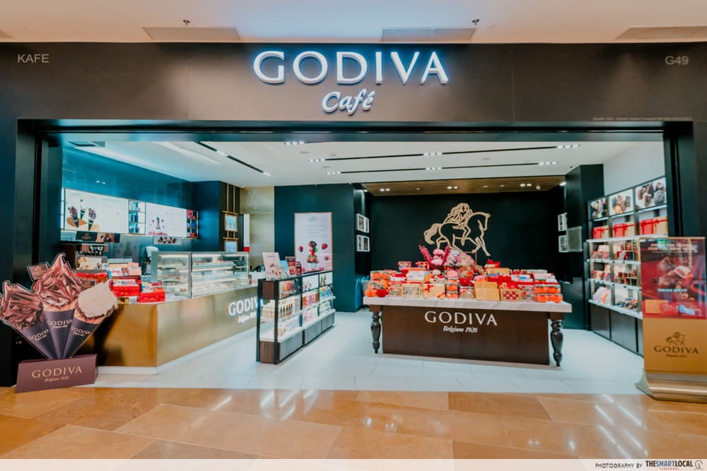 ioi city mall godiva cafe