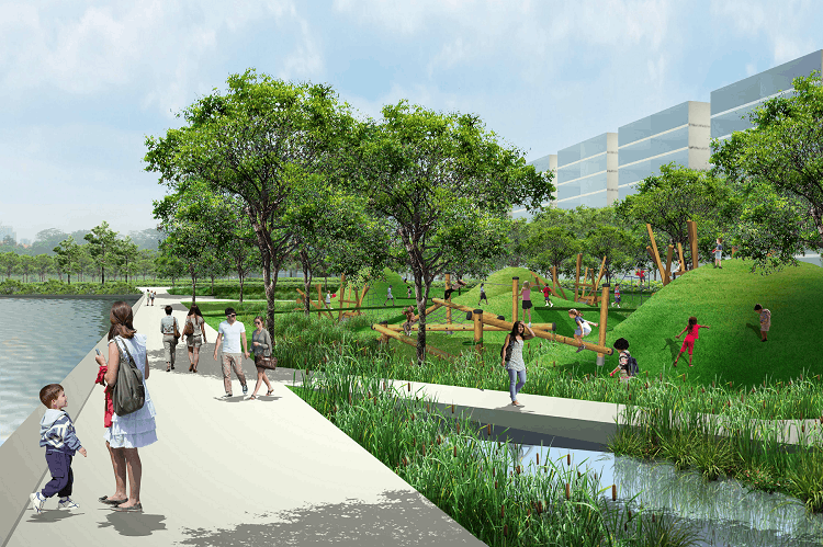 new parks opening soon in singapore, holland plain