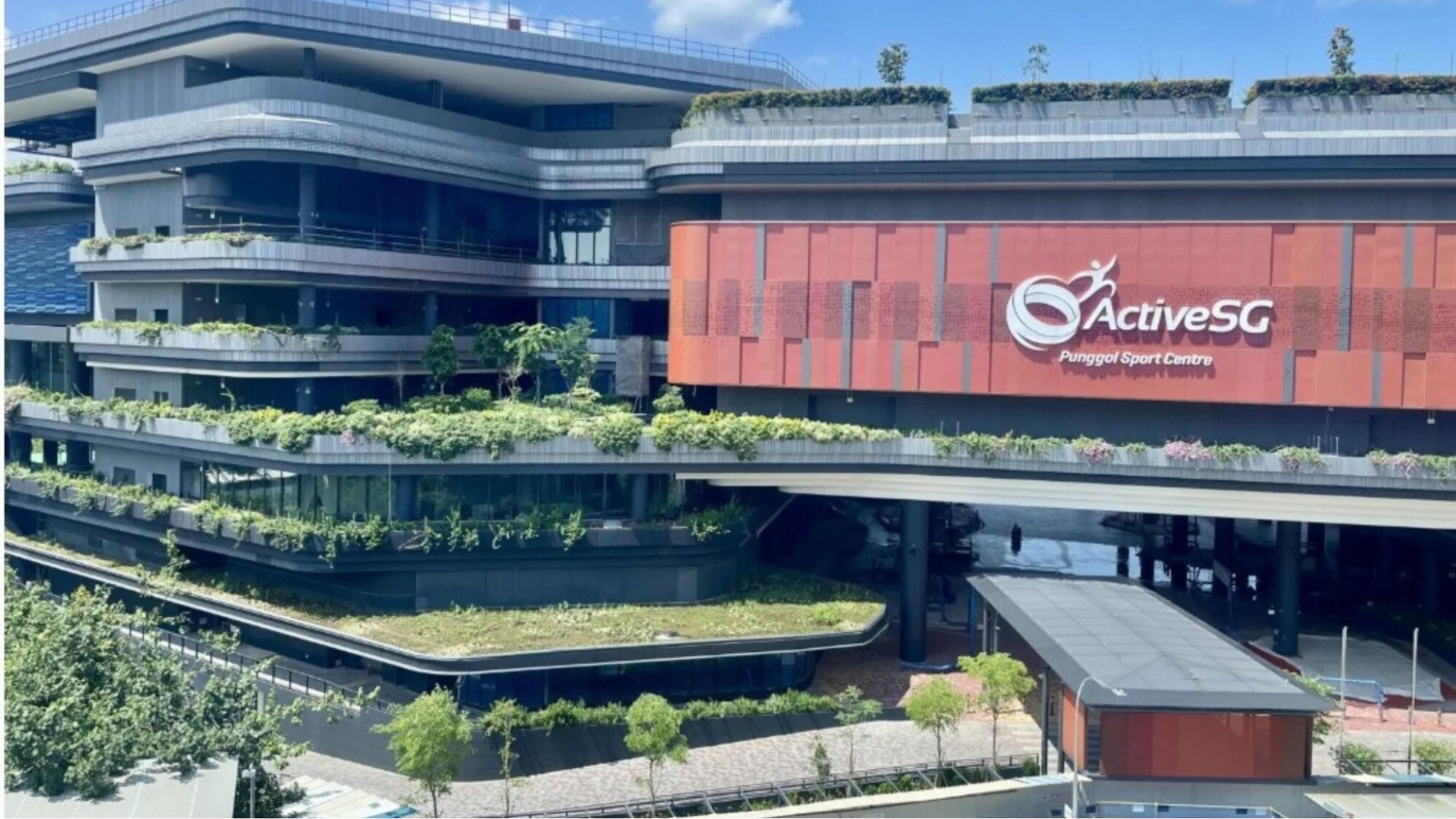 punggol sports regional centre - artist impresion facade