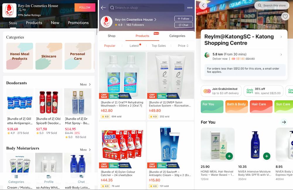 rey-im cosmetics house - online