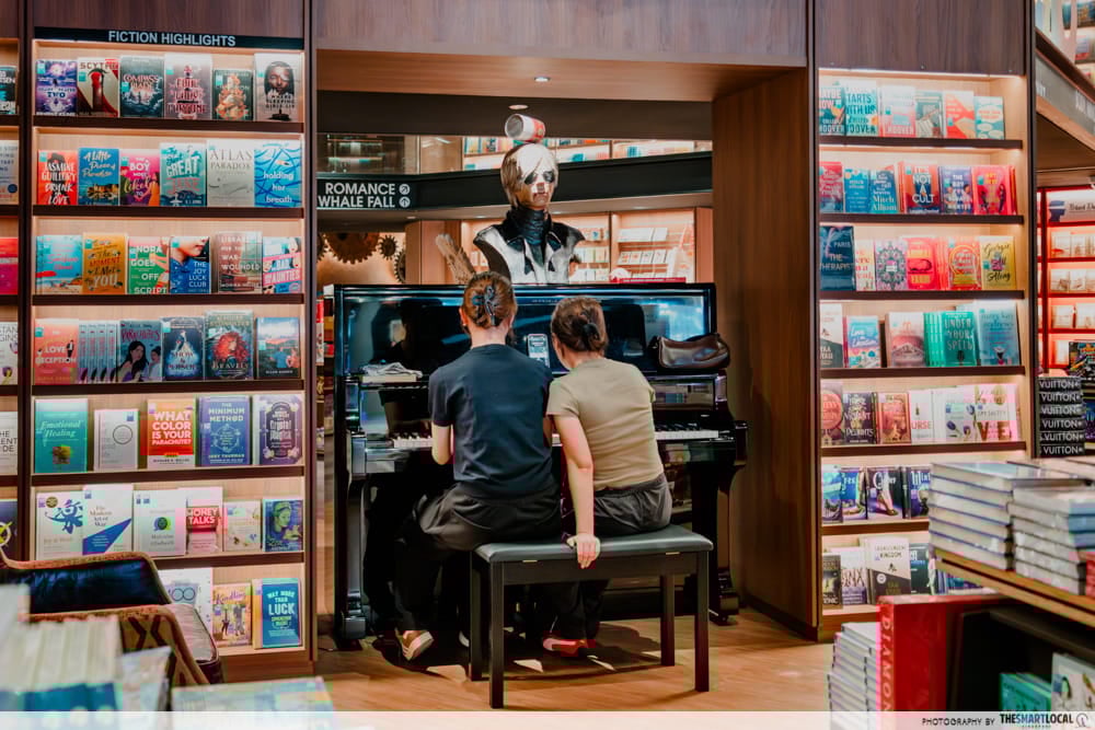 the library by bookxcess kl - piano