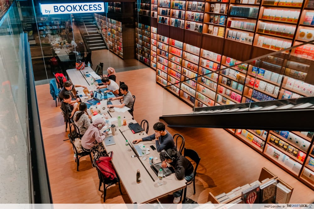 the library by bookxcess kl - study tables