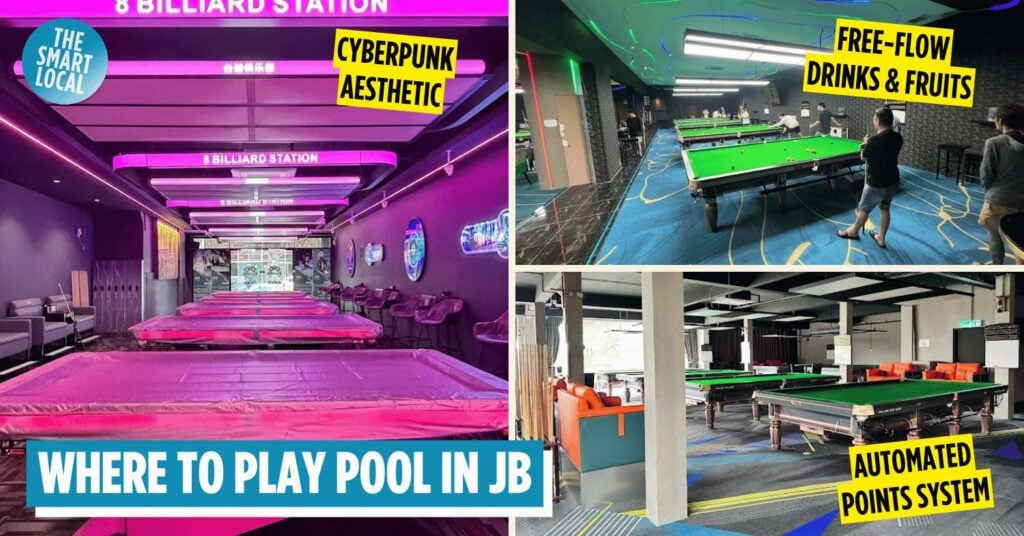 Billiards, pool & snooker halls in JB - Cover