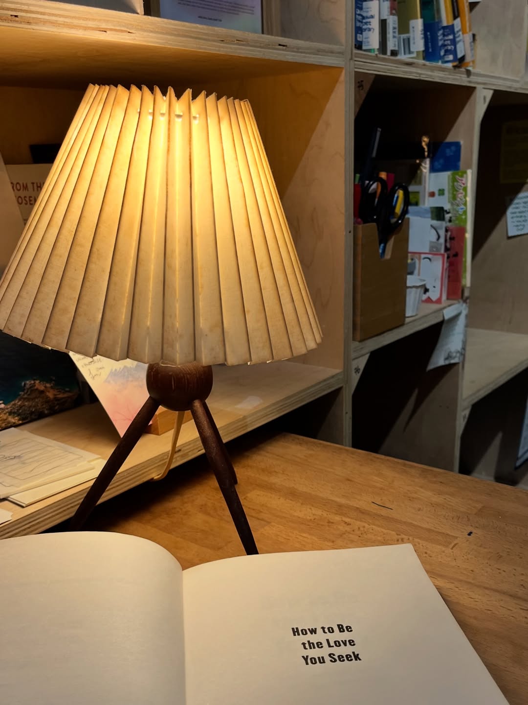 Casual Poet Library - cosy reading nook