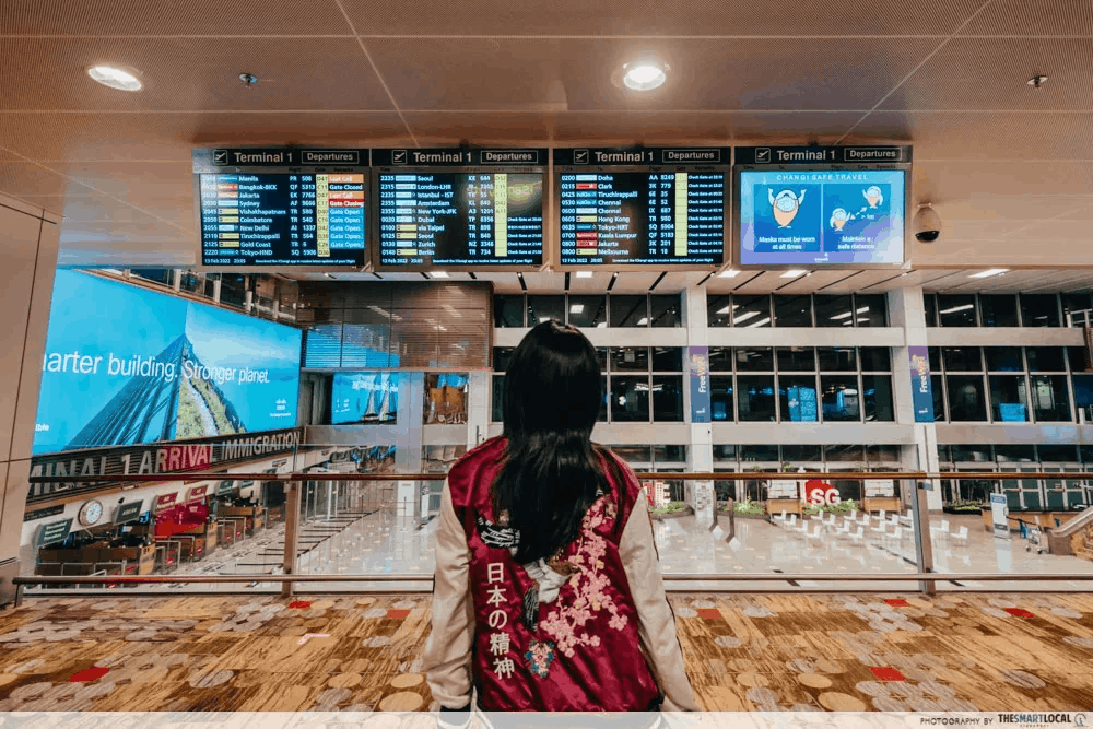 Terminal 1 departure board