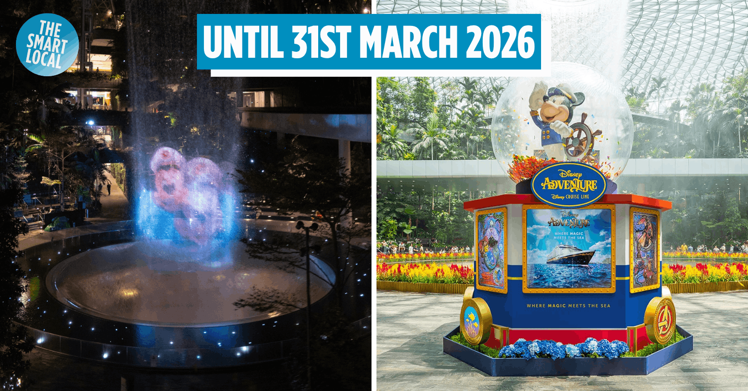 Catch The Disney Cruise-Themed Light Show At Jewel Changi Airport, Even If You’re Not Sailing Anytime Soon