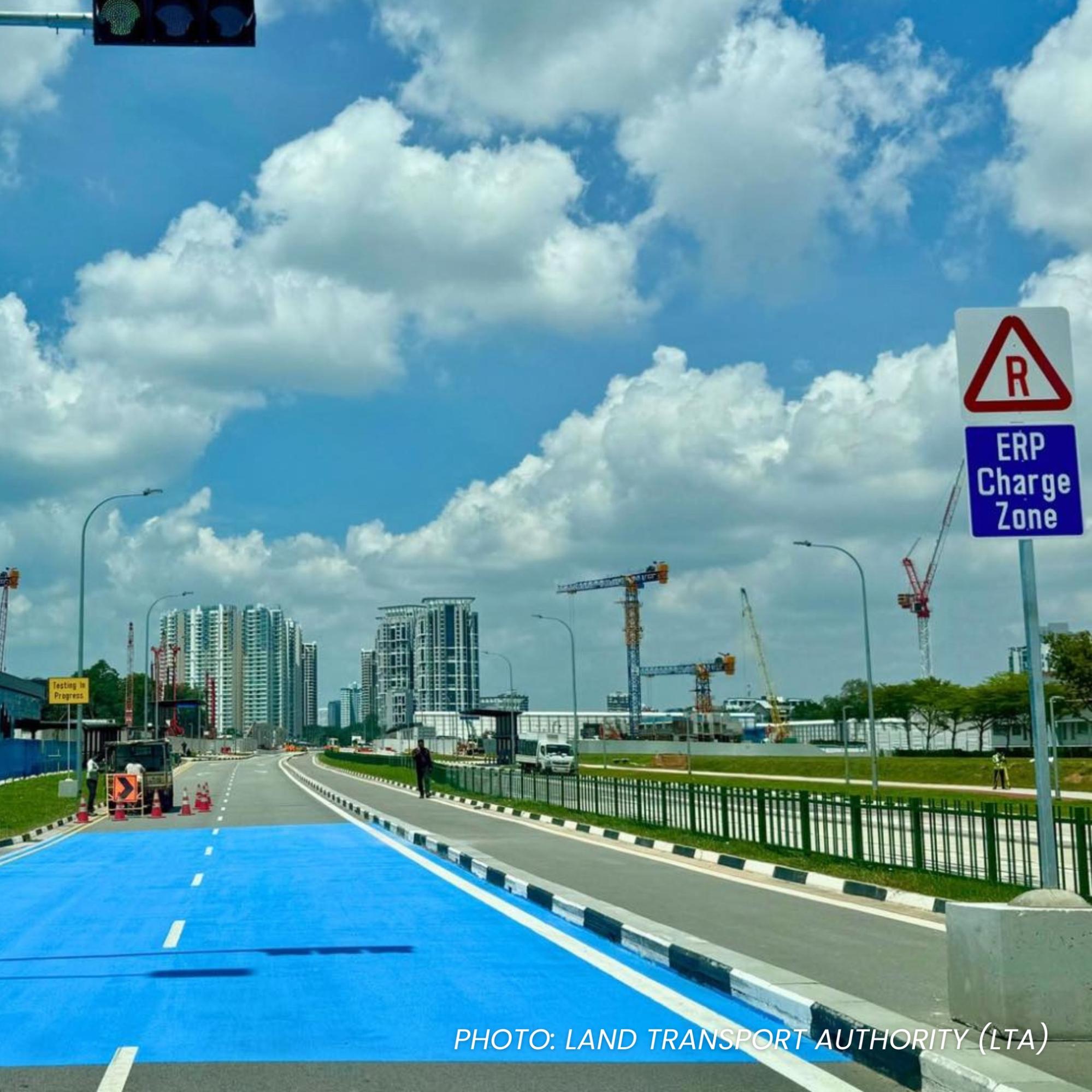 ERP 2.0 roll-out (3) Blue painted road zones