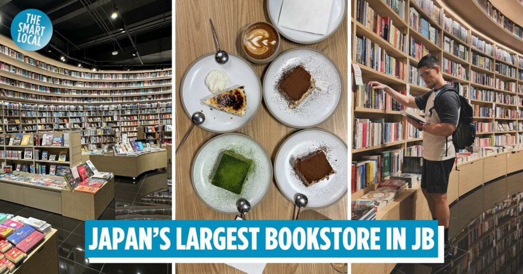 Explore Japan’s Largest Bookstore In JB, With An In-House Cafe At AEON Mall Tebrau City