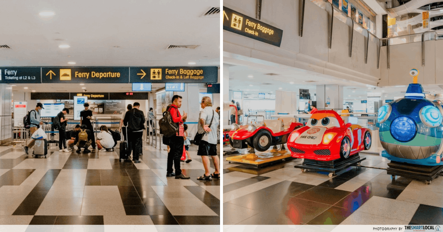 ferry departures gate at singapore cruise centre harbourfront centre
