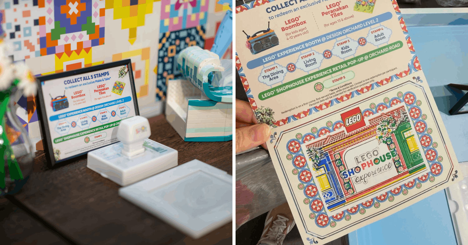 LEGO Shophouse stamping stations