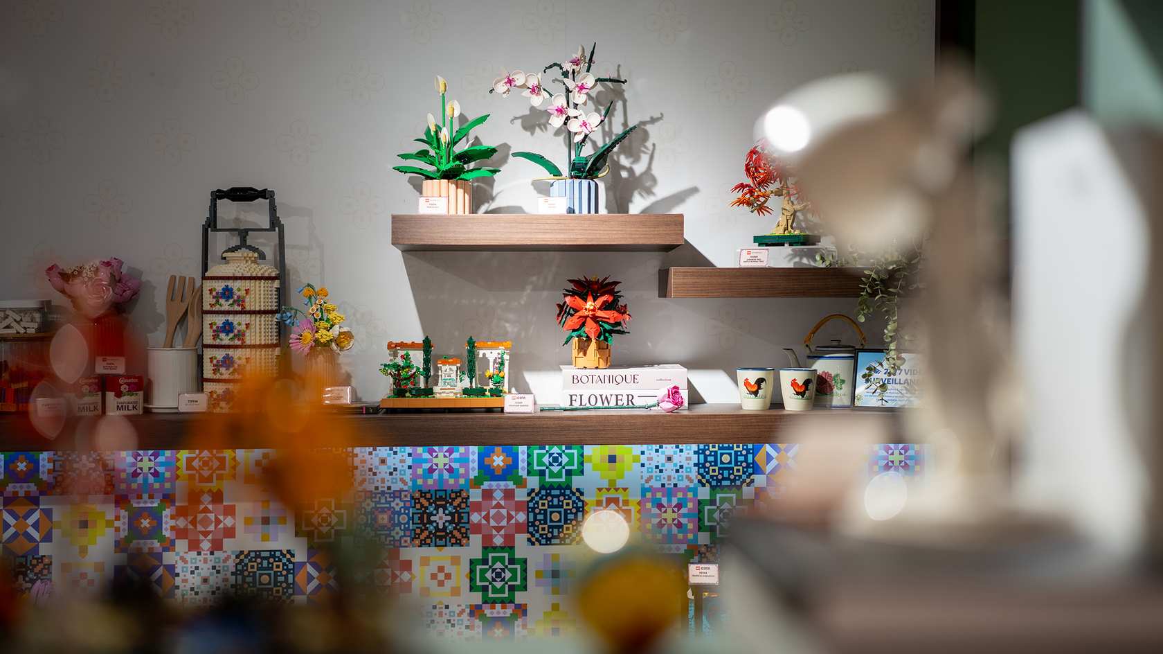 Dining and living room at the LEGO Shophouse Experience