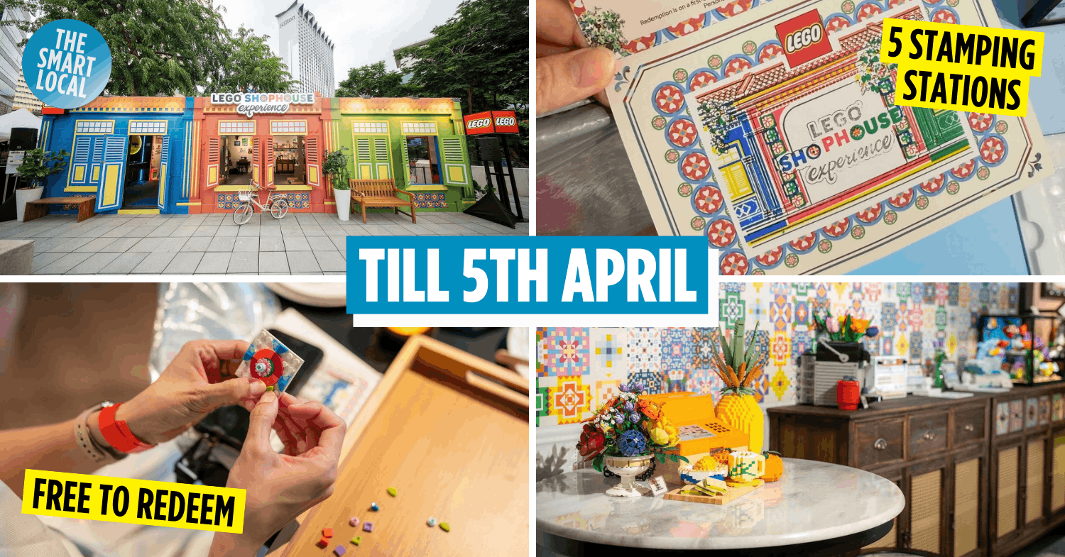 There’s A Shophouse-Themed Pop-Up At Orchard Where You Can Collect Stamps & Redeem Free LEGO Sets