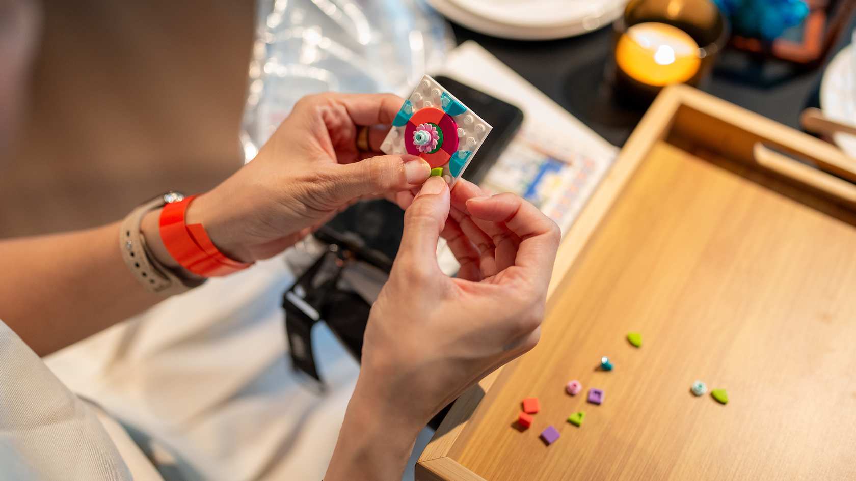 Free Peranakan LEGO tile