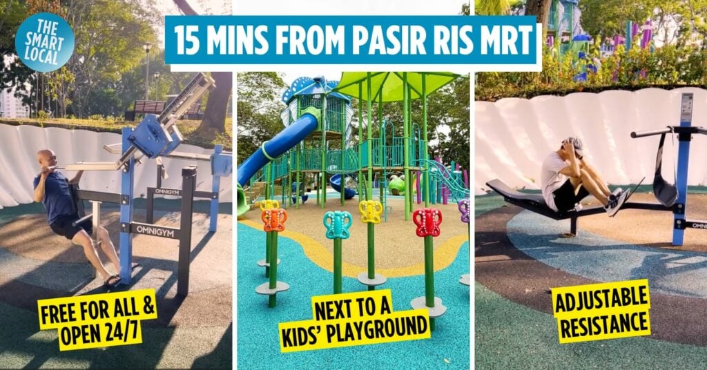 You Can Do Outdoor Training At SG’s First Omnigym In Pasir Ris At Your Own Convenience 24/7 OMNIGYM - COVER IMAGE