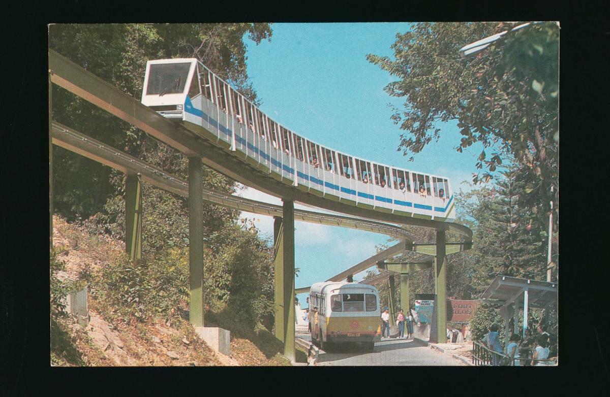Old Sentosa Monorail train track